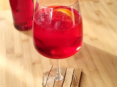 Een zelfgemaakte Campari Spritz