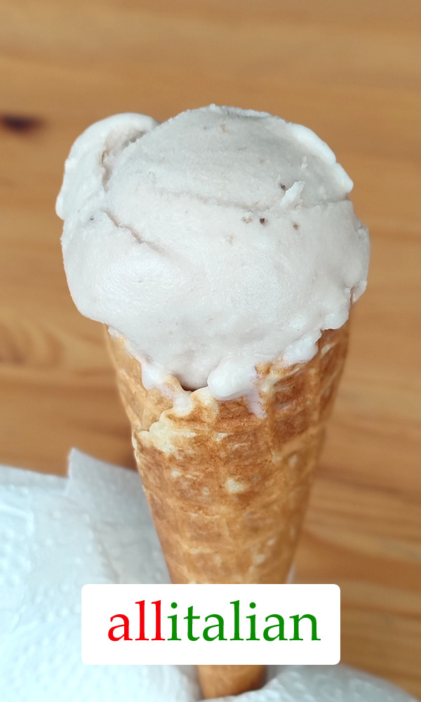 A banana ice cream cone