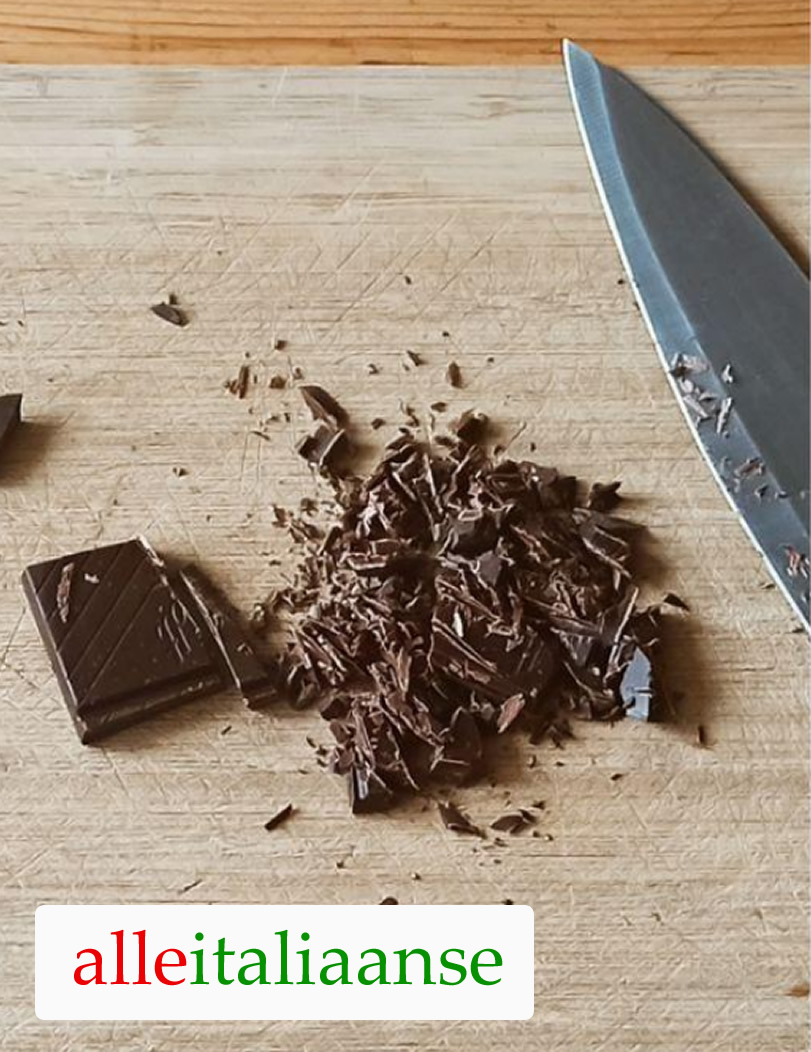 Chocolade schnijden