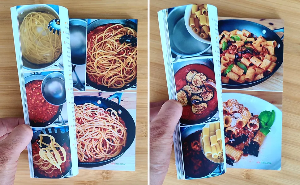 Alle Italiaanse Pasta receptenboek paperback versie