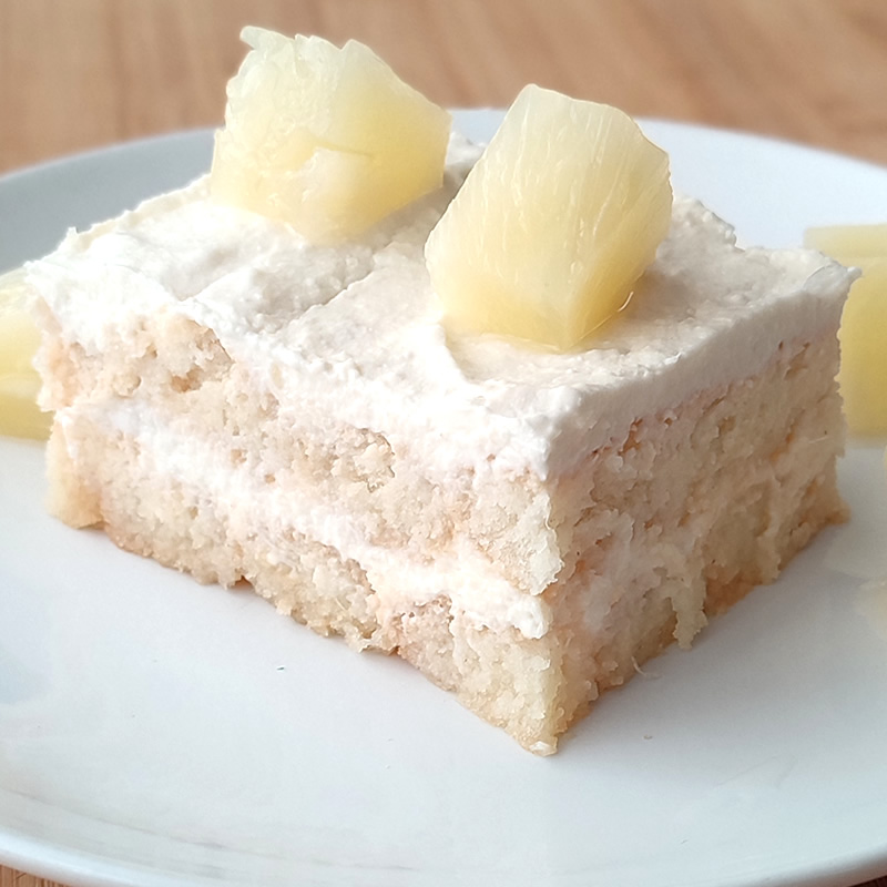 tiramisu thuisgemaakt met ricotta en ananas