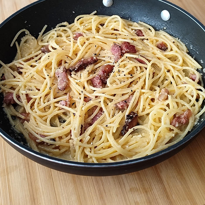 Carbonara met Guanciale