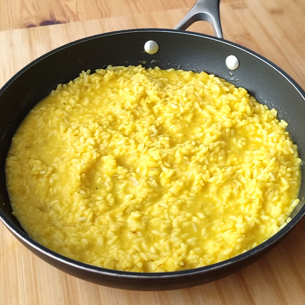 Saffraanrisotto