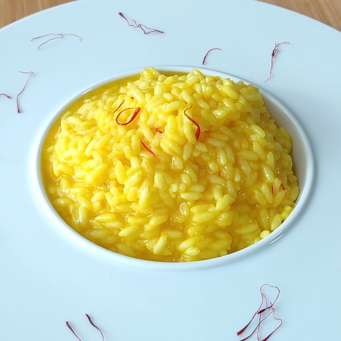 Saffraanrisotto