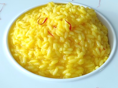 Saffraanrisotto